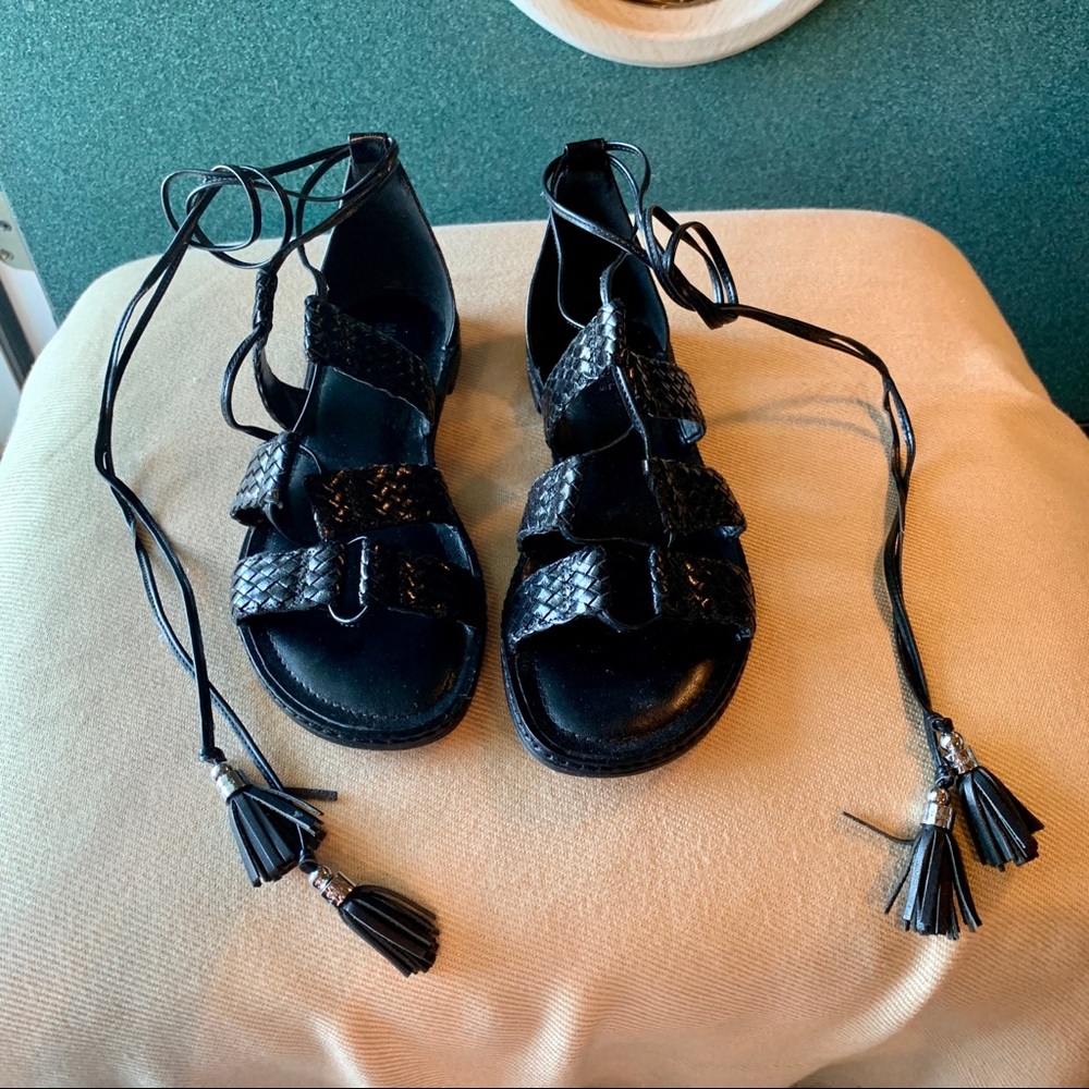 Michael Michael Kors Black Strappy Sandals